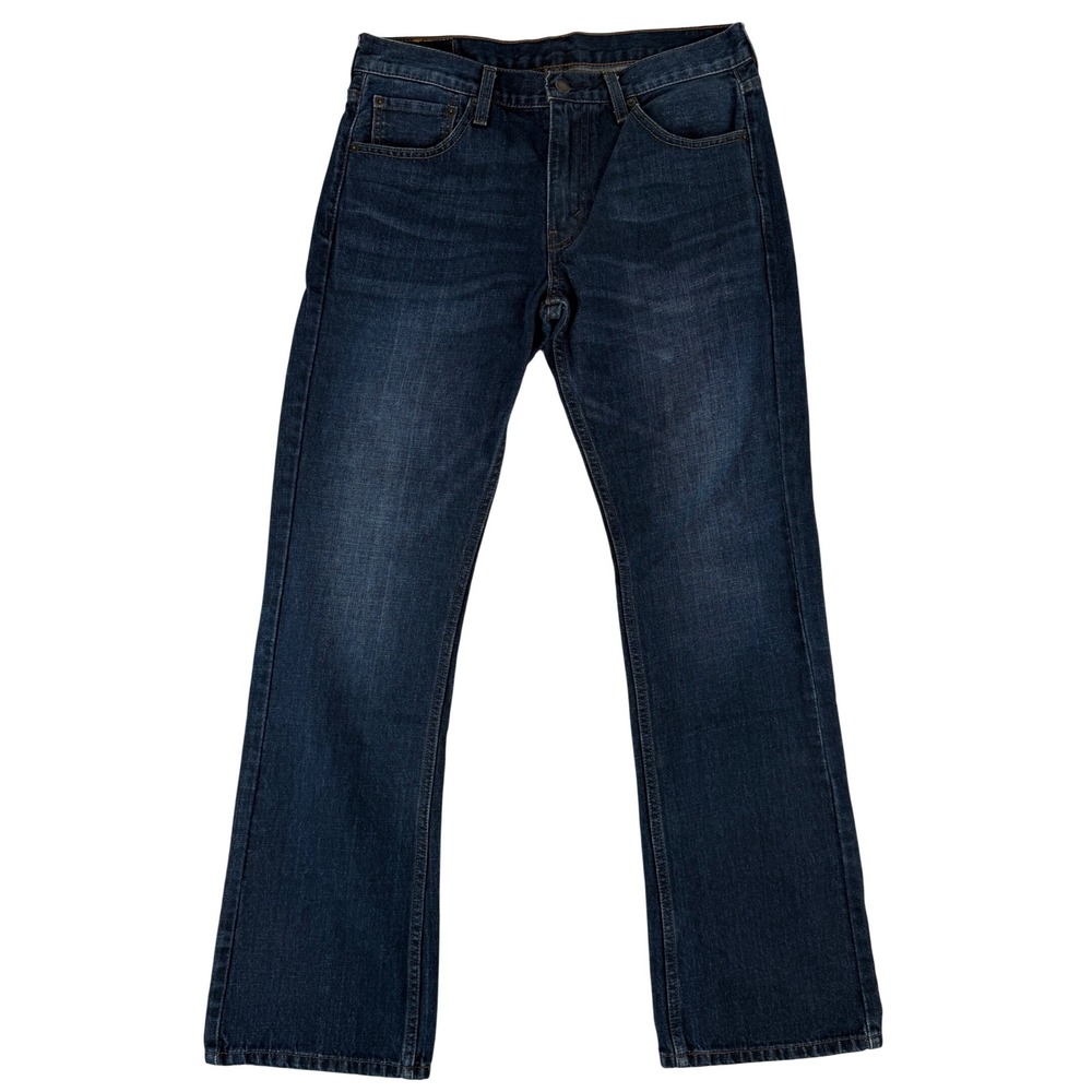 Solo Jeans Mens 36 Blue Straight Leg Denim Pants 12135 Made in USA Distressed